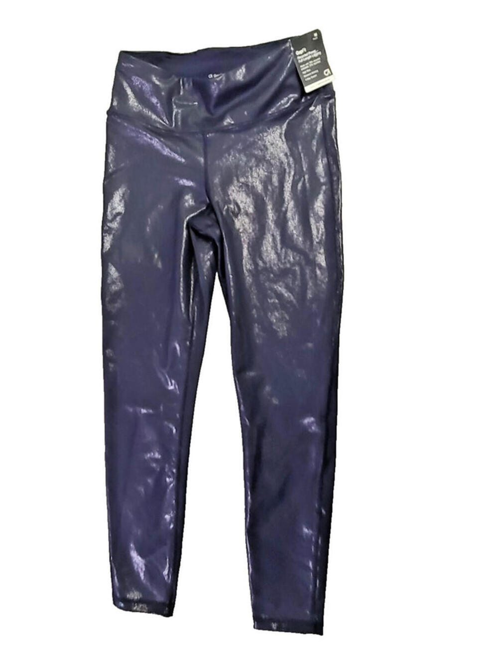 NEW GAP FULL LENGTH HIGH COMPRESSION LEGGINGS RUN YOGA GYM MEDIUM BLUE
